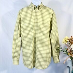 Ermenegildo Zegna Rare Vintage Made in Italy Men’s Plaid Button Down Shirt  💛